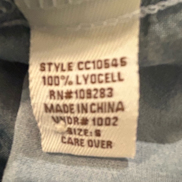 Vintage Havana Light and Dark Denim Romper, Size S - Picture 8 of 9